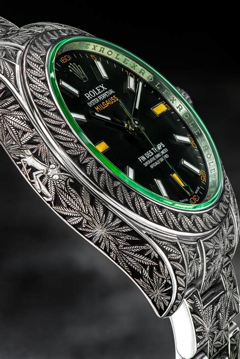 rolex milgauss weed|rolex milgauss models.